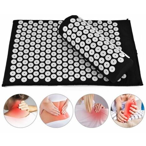 Tappetino agopressione agopuntura tappeto chiodato fitness yoga 60 x 40CM