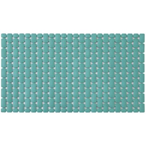 Tappetino antiscivolo doccia verde 40x73 cm in plastica Spring