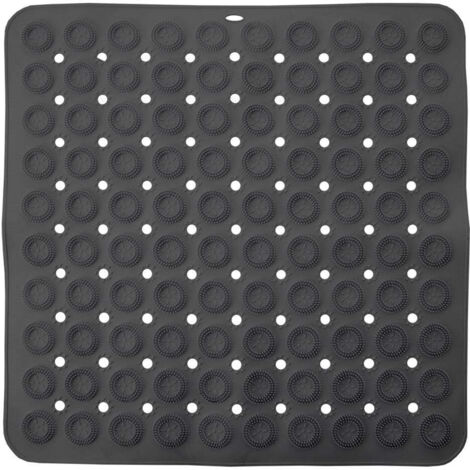 Tappetino antiscivolo per doccia, grigio, 54x54 cm