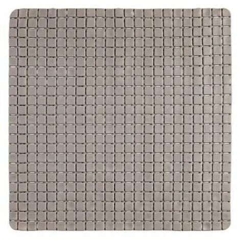 Tappetino Antiscivolo Per Doccia In PVC  Mosaico tortora 54x54 Cm