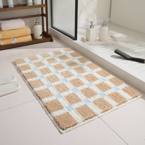 Tappetino antiscivolo per il bagno, zerbino assorbente con cuscinetto assorbente, tappetino antiscivolo per il bagno/WC, tappetino per la camera da letto/letto