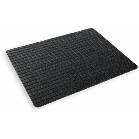 Tappetino antiscivolo per vasca o doccia - TODAY - UTILITY - 40 x 60 cm - Rettangolare - Nero