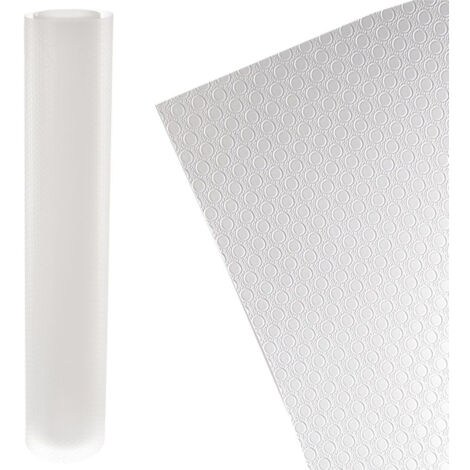 Tappetino antiscivolo trasparente per cassetti di mobili da cucina, 46x122 cm