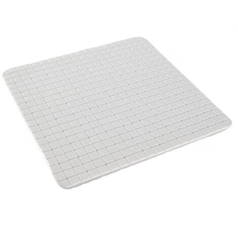 Tappetino antiscivolo vasca o doccia - TODAY - UTILITY - 50 x 50 cm - Quadrato - Bianco