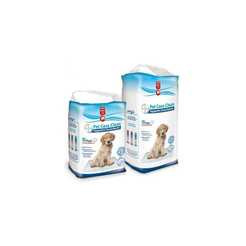 10pz tappetini tappetino panno assorbente pet casa clean per cani Bayer cm60x60