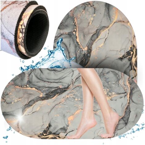 TAPPETINO BAGNO ANTISCIVOLO, ASSORBENTE E ASCIUGATURA RAPIDA 60X90