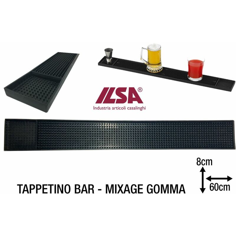 Image of Tappetino Bar Cm.60x8 L. Mixage Gomma Ilsa