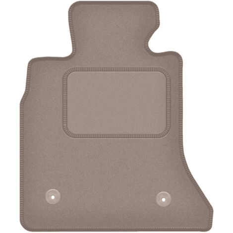 Tappetino conducente beige per: BMW 5 F10 berlina (VELCRO) (2010-2013)