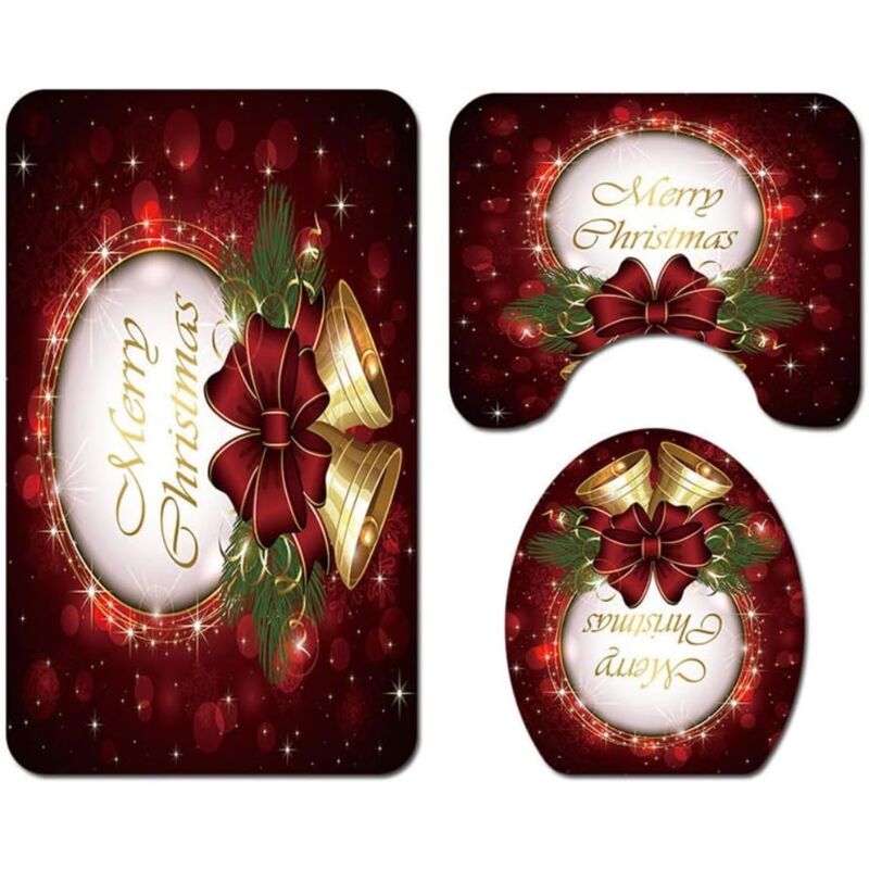 Tappetino da bagno antiscivolo con Babbo Natale