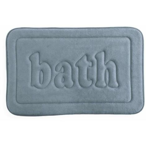 Tappetino da bagno memory foam - TODAY - UTILITY - 40 x 60 cm - Blu