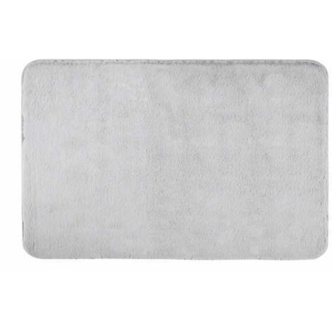 Tappetino da bagno Saravan 50x80 cm Grigio chiaro