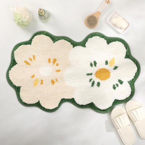Tappetino da bagno super assorbente, spesso 5080 cm, antiscivolo, adatto per bagni e camere da letto.