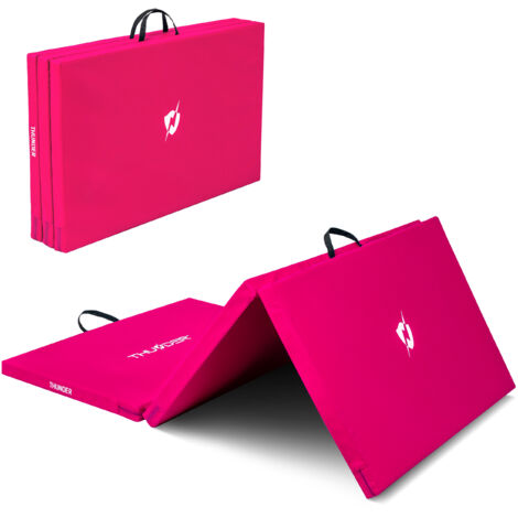 Tappetino da ginnastica rosa Thunder® 197x100x5 cm MG-03-ROSA