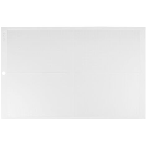 Tappetino da taglio antiscivolo A3 (45,7 x 30,5 cm) per plotter da taglio in vinile, bianco