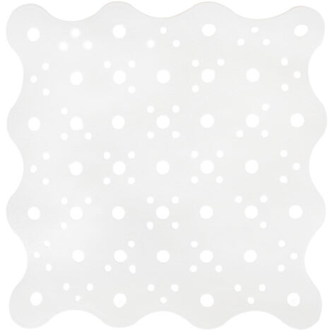 Tappetino doccia antiscivolo AWD INTERIOR 1484 bianco 51 x 51 cm TPE