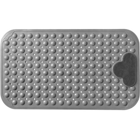 Tappetino doccia antiscivolo KZQ con fori di ventilazione, lavabile in lavatrice, adatto ad adulti e bambini.