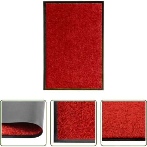 Tappetino lavabile -  Zerbino Lavabile Rosso 40x60 cm