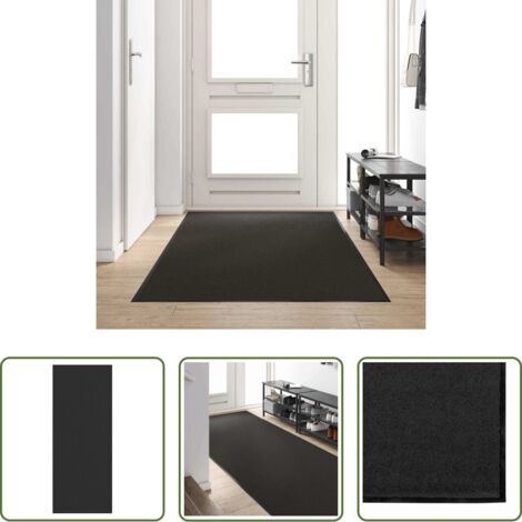 Tappetino nero -  Tappetino Altro Nero 120 x 300 cm Poliammide e PVC