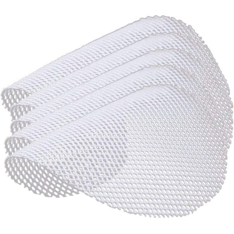 Tappetino per cottura a vapore in silicone, riutilizzabile, antiaderente, per friggitrice ad aria, cestello per cottura a vapore, 5 pezzi (28 cm)