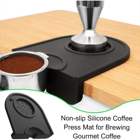 Tappetino per pressatura caffè espresso, 1 pezzo di tappetino in silicone per caffè, tappetino per pressatura caffè in polvere, per accessori da barista, macchina da caffè, piano di lavoro da cucina
