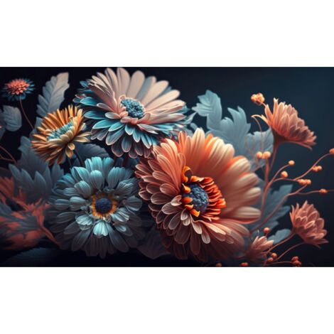 Tappetino per radiatore Flowers Cover Copri radiatore magnetico 60x100
