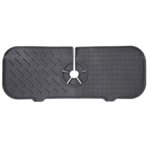Tappetino protettivo in silicone per lavello, grigio, 36 cm