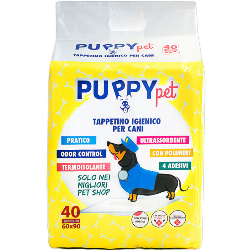 Tappetino Puppy Pet Monouso Cm.60x90 Pz.40