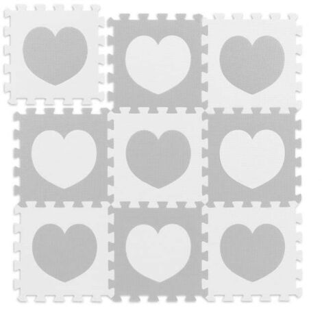 Tappetino puzzle a cuore da 18 pezzi