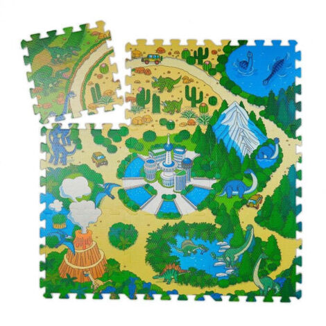 Tappetino puzzle dinosauro