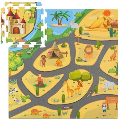 Tappetino puzzle Safari