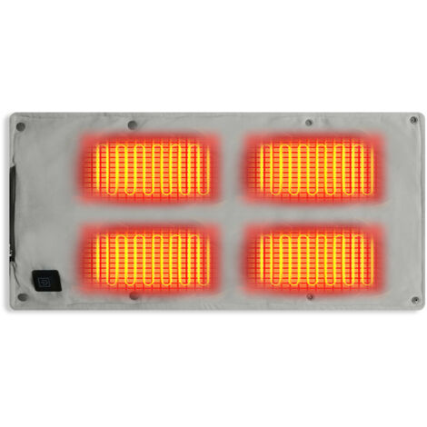Tappetino Riscaldante Elettrico, Coperta Riscaldante Intelligente 30 x 60 cm, 3 Livelli di Temperatura, Cintura Riscaldante per Collo e Spalle, Scalda Animali Domestici, Grigio