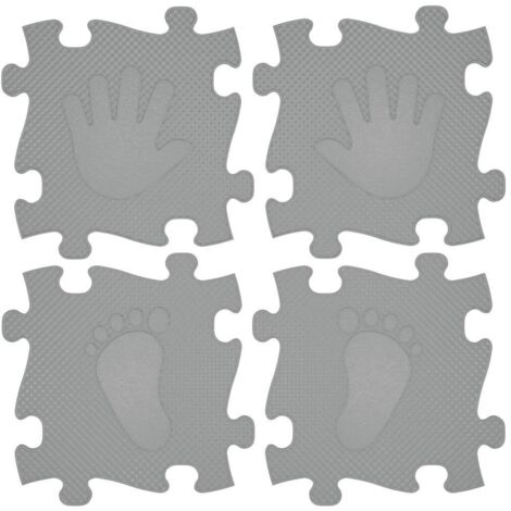 Tappetino sensoriale da pavimento 16 pezzi Magic Set Graphite
