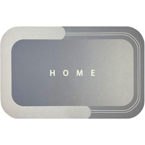 Tappetino SuperAssorbente 50 x 80 Cm Scendidoccia Multistrato Grigio