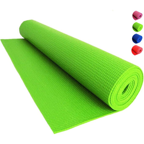 Tappetino Yoga 4mm Pilates Fitness Ginnastica Palestra Antiscivolo Materassino