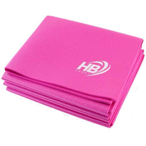 Tappetino Yoga Pieghevole 4mm Portatile 173x61 Palestra Fitness Borsa 94950