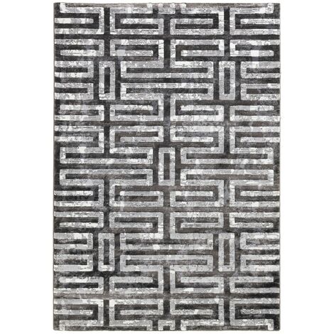 Tappeto 100% polipropilene grigio cm.133 x 190