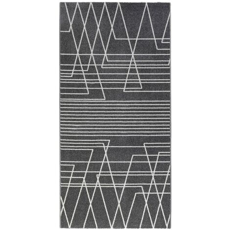 Tappeto 100% polipropilene grigio cm.80 x 150
