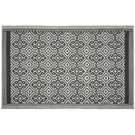 TAPPETO 120x180cm nero PER USO INTERNO ED ESTERNO