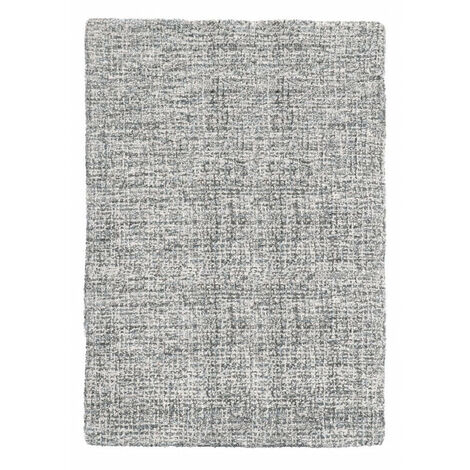Tappeto 160x230 cm Hansi in Tessuto Beige-Grigio-Azzur