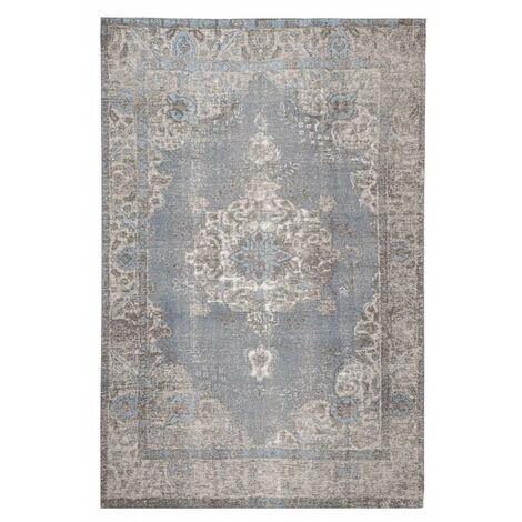 Tappeto 200x290 cm Siria in Tessuto Blu