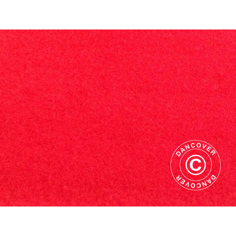 Image of Dancover - Tappeto 2x16m, Rosso, 400g - Rosso