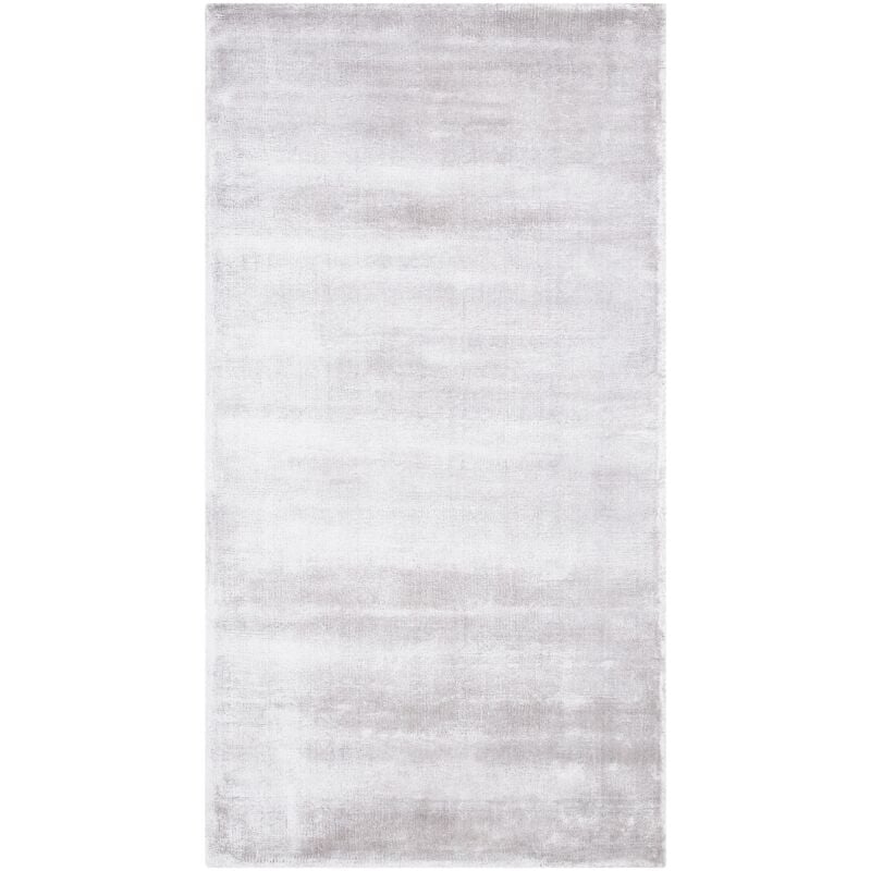 Tappeto a pelo corto grigio chiaro 80 x 150 cm Gesi II