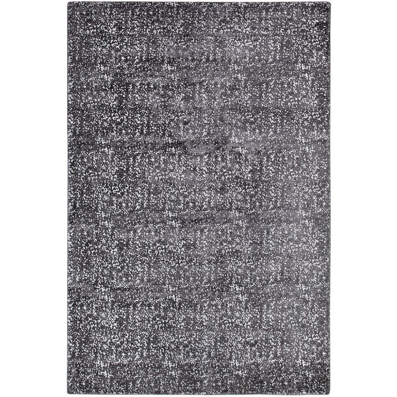 Beliani - Tappeto a pelo corto grigio scuro/argento 140 x 200 cm Esel