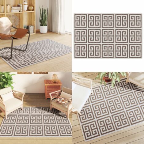 Tappeto a Pelo Corto Multicolore 120x180 cm Interni/Esterni - Tappeto per casa - Tappeto per balcone