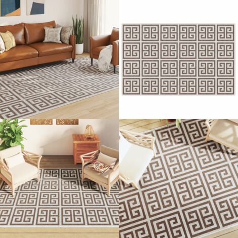Tappeto a Pelo Corto Multicolore 190x300 cm Interni/Esterni - Tappeto per casa - Tappeto per balcone