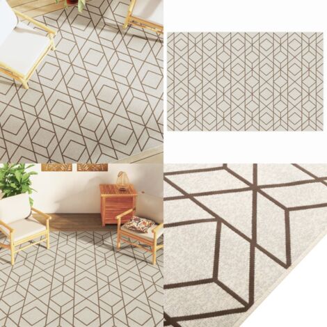 Tappeto a Pelo Corto Multicolore 190x300 cm Interni/Esterni - Tappeto per casa - Tappeto per balcone