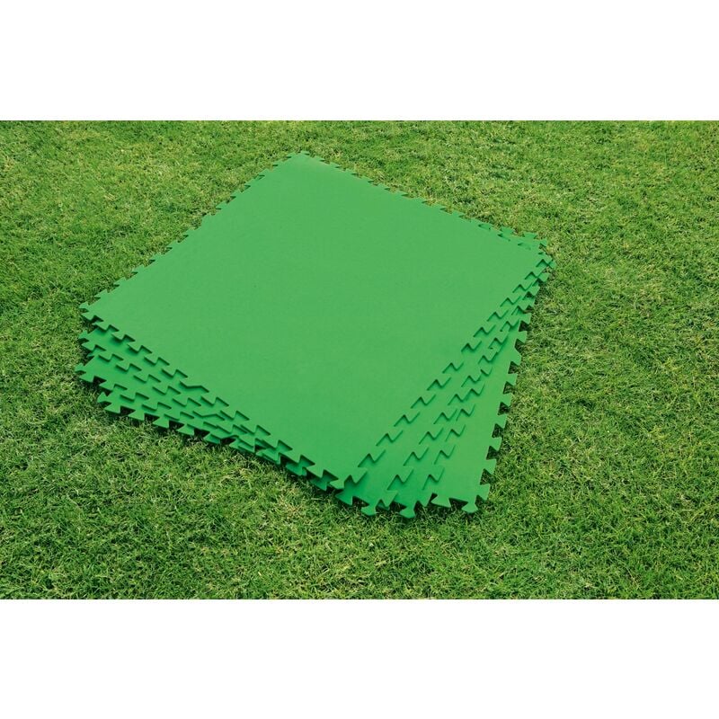 Tappeto ad incastro puzzle sotto piscina e giochi componibile e protettivo Bestway 58636