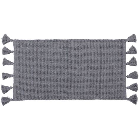 Tappeto alba cotone altre fibre 45x90 cm - grigio - Tendance