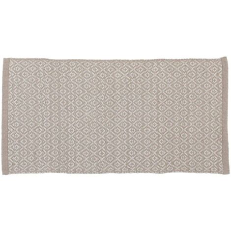 Tappeto alice cotone altre fibre 45x90 cm - beige - Tendance