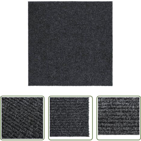Tappeto antipolvere -  Tappeto Corsia Acchiappa Polvere 100x100 cm Antracite